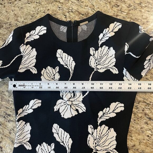 ADAM LIPPES XS Floral-print Short-sleeved Top In Black Designer Luxury Classic - Picture 9 of 10